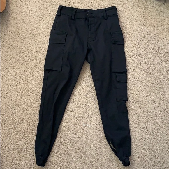 black cargo pants fashion nova